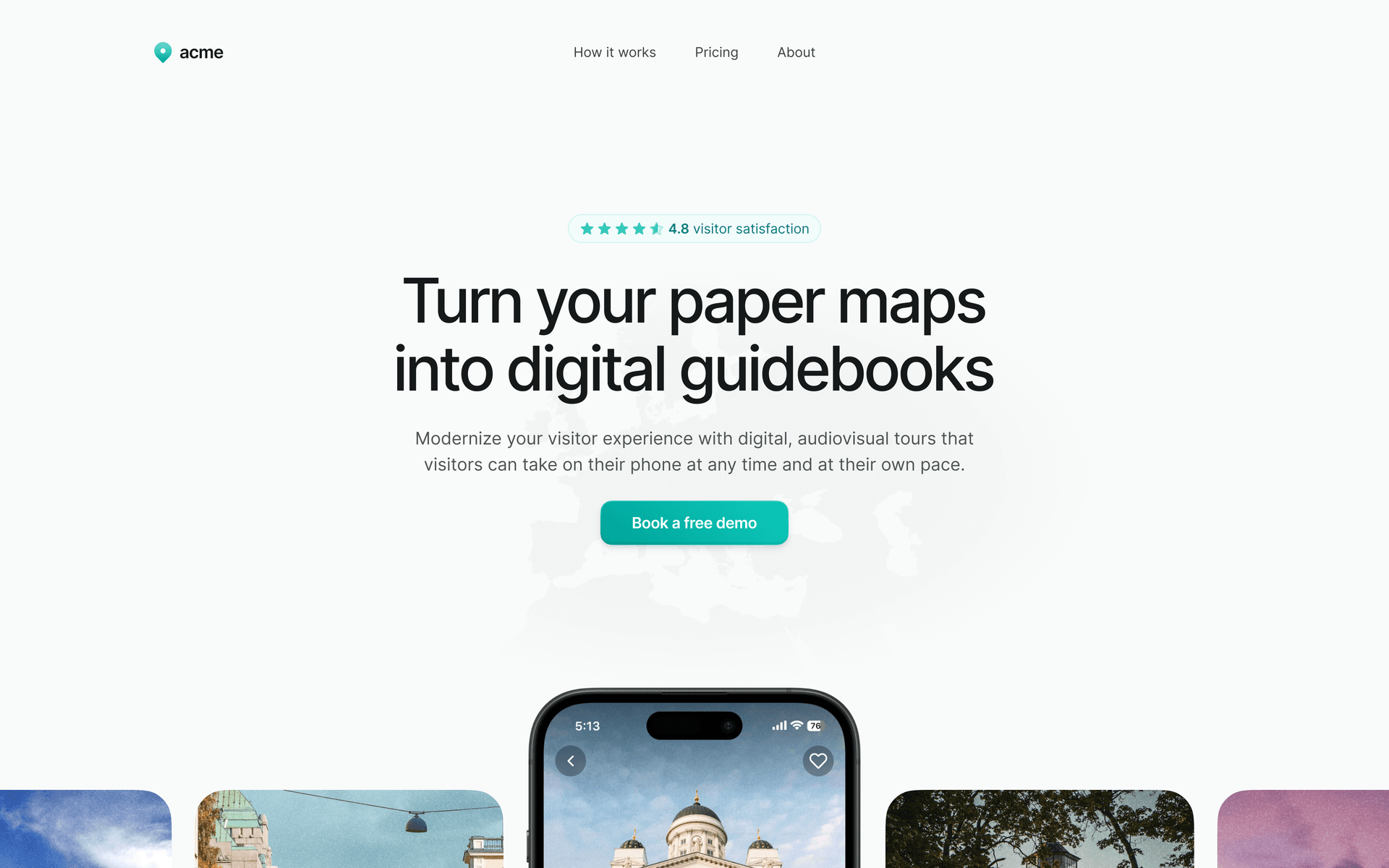 Digital maps app
